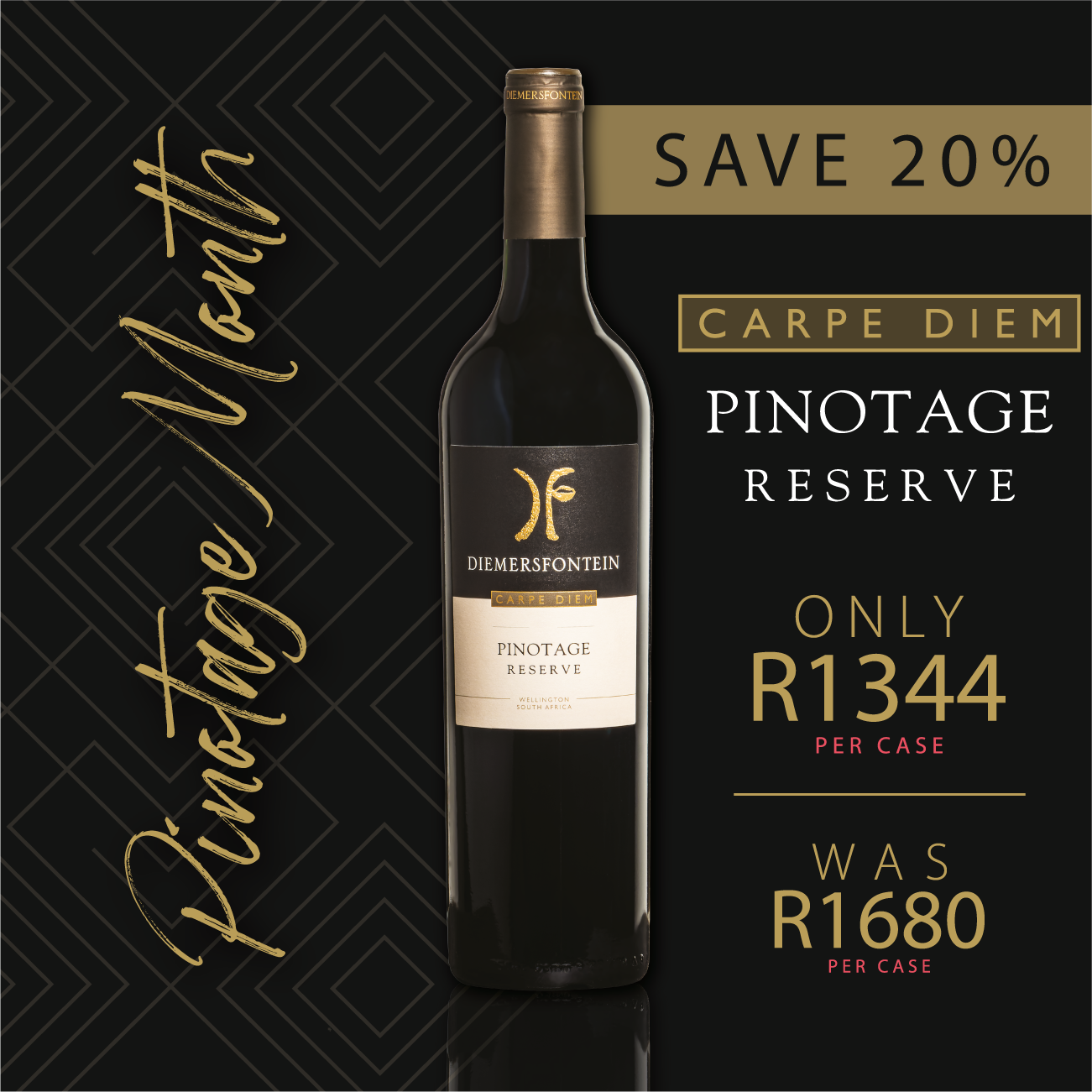 Featured image for “CARPE DIEM PINOTAGE RESERVE 2021”